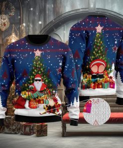 With Santa Claus And Ferret For Unisex For Christmas Gifts Ugly Christmas Sweater
