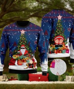 With Santa Claus And Ferret For Unisex For Christmas Gifts Ugly Christmas Sweater