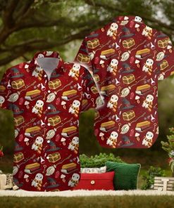 Wizard Fabric Items Harry Potter All Over Print Red Hawaiian Shirt