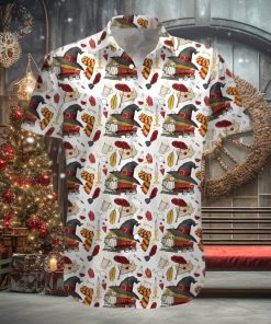 Wizard Fabric Items Harry Potter All Over Print White Hawaiian Shirt