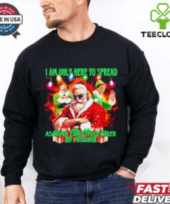 Wizard I am here to spread as much Christmas cheer as possible shirt