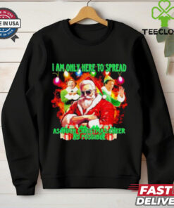 Wizard I am here to spread as much Christmas cheer as possible shirt