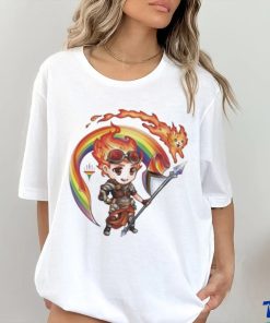 Wizard Magic Pride June 2024 Chandra and Embercat Shirt