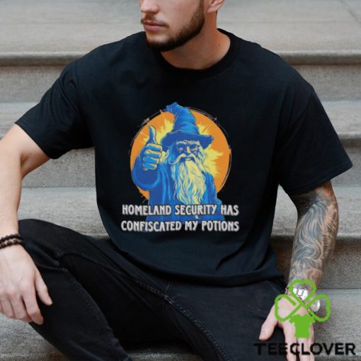 Wizard homeland security has confiscated my potions shirt
