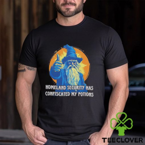 Wizard homeland security has confiscated my potions shirt