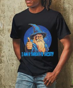 Wizard i am a threat to society shirt