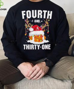 Alabama football fourth and thirty one Christmas hoodie, sweater, longsleeve, shirt v-neck, t-shirt