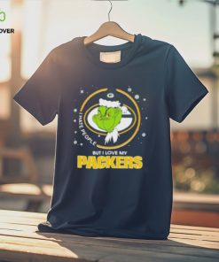 I Hate People But I Love My Green Bay Packers Grinch Shirt