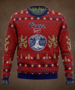 Coors Light Beer Ugly Christmas Sweater