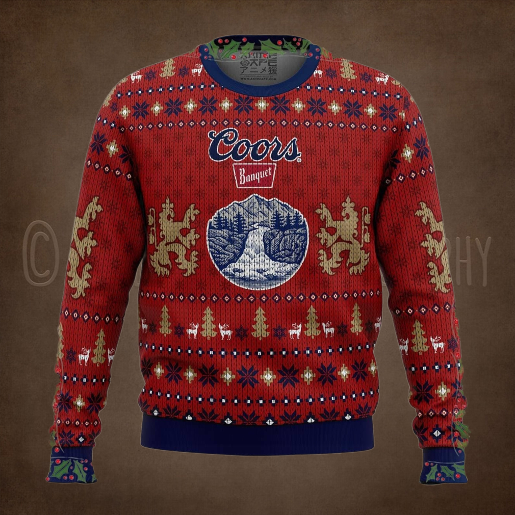 Coors Light Beer Ugly Christmas Sweater Coors Light Beer Ugly Christmas Sweater