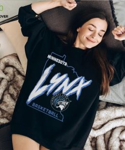 Wnba Minnesota Lynx Sportiqe Heather Black Comfy Super Soft T Shirt