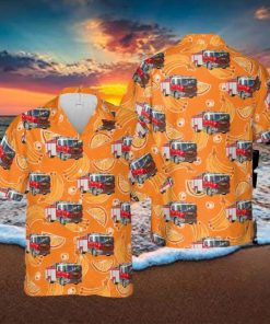 Wodonga CFA Type 4 Heavy Pumper 3D All Over Printed Hawaiian Shirt