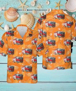 Wodonga CFA Type 4 Heavy Pumper 3D All Over Printed Hawaiian Shirt