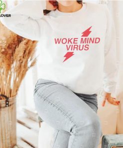 Woke mind virus poppers shirt