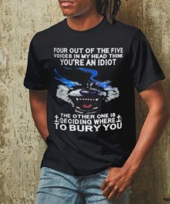 Wolf Four Out Of The Five Voices In My Head Think You’re An Idiot shirt