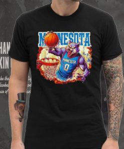 Wolf Minnesota basketball mascot shirt