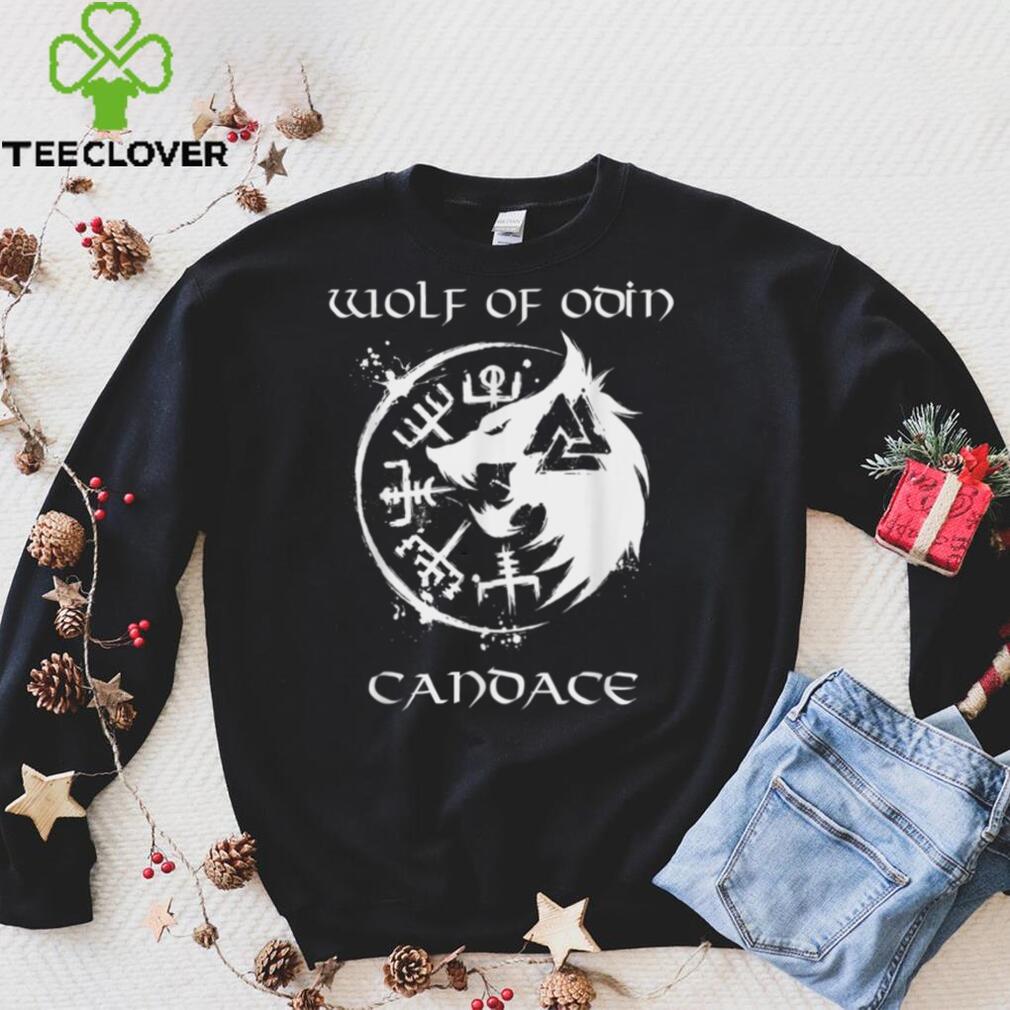 Wolf Of Odin Candace   Personalized T Shirt
