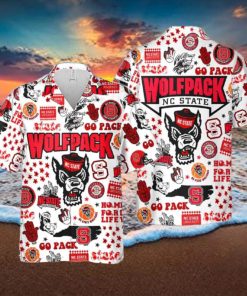 Wolfpack Go Pack Love Fan Hawaiian Shirt