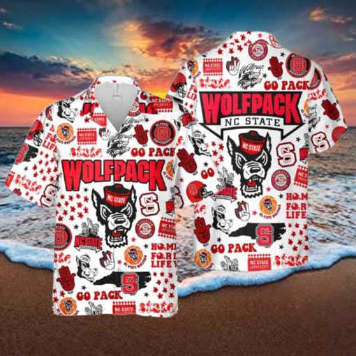 Wolfpack Go Pack Love Fan Hawaiian Shirt