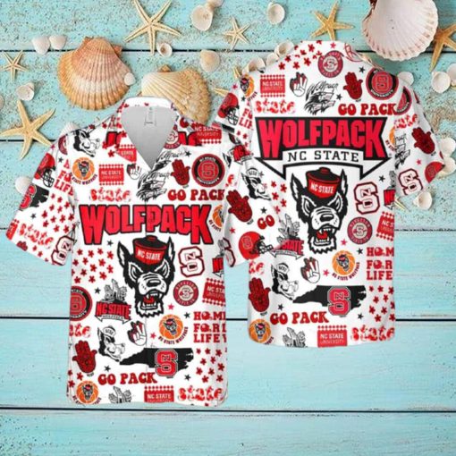 Wolfpack Go Pack Love Fan Hawaiian Shirt