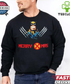 Wolverine Merry Xmas Christmas shirt