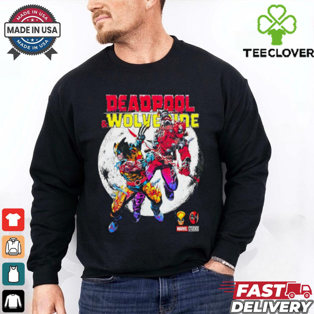 Wolverine vs. Deadpool comic graphic shirt Wolverine vs. Deadpool comic graphic shirt