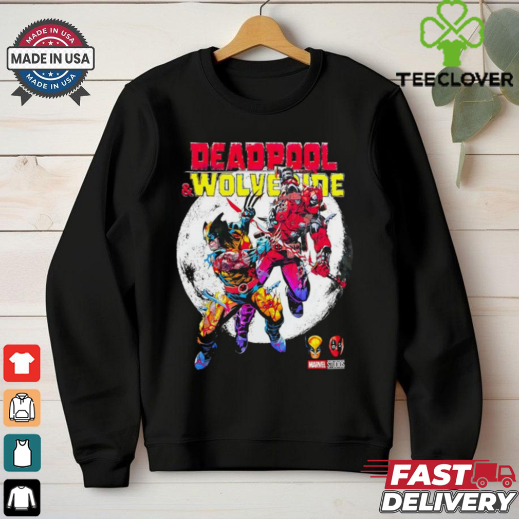Wolverine vs. Deadpool comic graphic shirt Wolverine vs. Deadpool comic graphic shirt