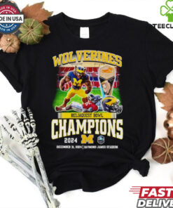 Wolverines Reliaquest Bowl Champions 2024 mascot shirt