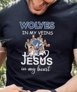 Wolves In My Veins Team Jesus In My Heart Signature Shirt