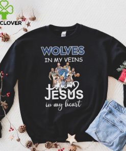 Wolves In My Veins Team Jesus In My Heart Signature Shirt