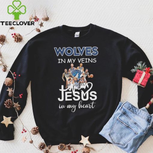 Wolves In My Veins Team Jesus In My Heart Signature Shirt