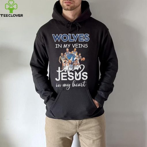 Wolves In My Veins Team Jesus In My Heart Signature Shirt