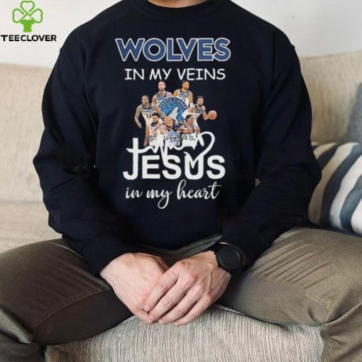 Wolves In My Veins Team Jesus In My Heart Signature Shirt