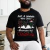 Woman Loves Motorcycles Xmas Shirt