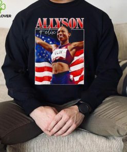 Woman Sprinter Allyson Felix shirt