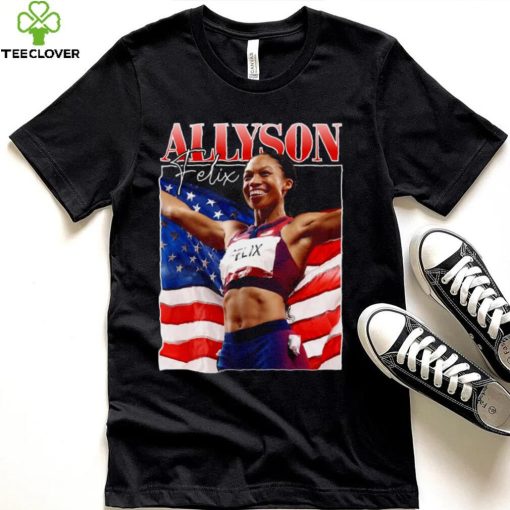 Woman Sprinter Allyson Felix shirt