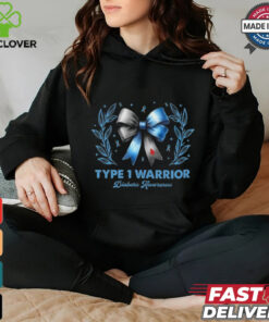 Women Diabetes Awareness Type 1 Warrior T1D shirt