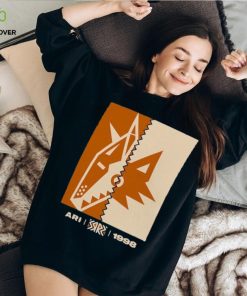 Women's Arizona Coyotes adidas Black Reverse Retro 2.0 Playmaker T Shirt