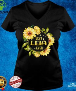 Womens Best Lela Ever Sunflower Shirt Lela Mothers Day Gift T Shirt