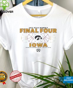Women’s Blue 84 White Iowa Hawkeyes 2023 Ncaa Women’s Basketball Tournament March Madness Final Four Oversized shirt