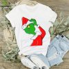 Women's Fashion Short Sleeve Ew People Grinch Print Funny Grinch Christmas T hoodie, sweater, longsleeve, shirt v-neck, t-shirt