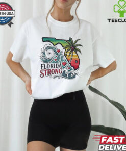 Womens Florida Strong Printed V Neck T Shirt