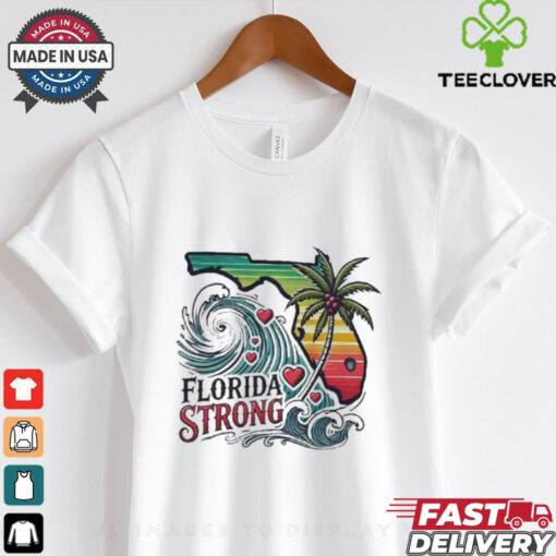 Womens Florida Strong Printed V Neck T Shirt