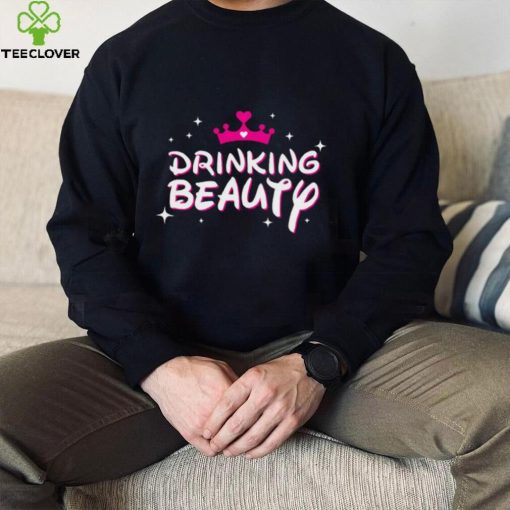 Womens Funny Drinking Beauty T Shirt World Party Wine Cocktail T shirt