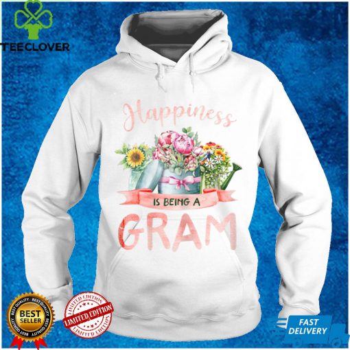 Womens Happiness Is Being A Gram Mothers Day For Grandma Mom T Shirt