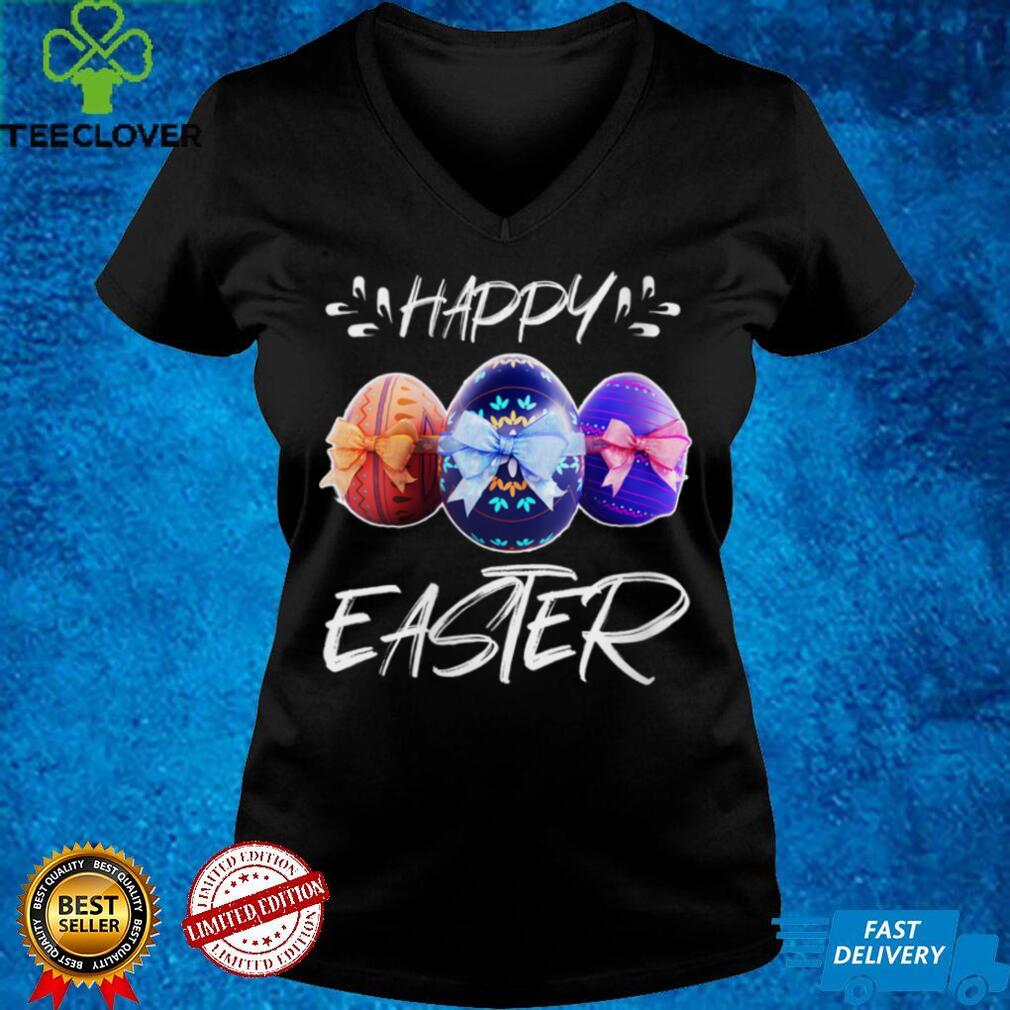 Womens Happy Easter Eggs With Cute Eggs For Women Kids Men V Neck T Shirt Womens Happy Easter Eggs With Cute Eggs For Women Kids Men V Neck T Shirt