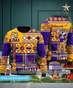 Womens LSU Sweater Personalized Inspiring Cool LSU Gifts