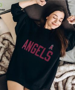 Women's Los Angeles Angels G III 4Her by Carl Banks Navy Bedazzled V Neck T Shirt 3 Women's Los Angeles Angels G III 4Her by Carl Banks Navy Bedazzled V Neck T Shirt