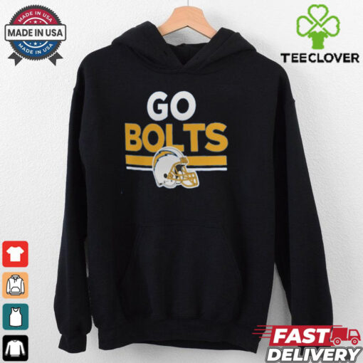 Women’s Los Angeles Chargers Powder Blue Hometown Collection Go Bolts T Shirt