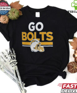 Women's Los Angeles Chargers Powder Blue Hometown Collection Go Bolts T Shirt